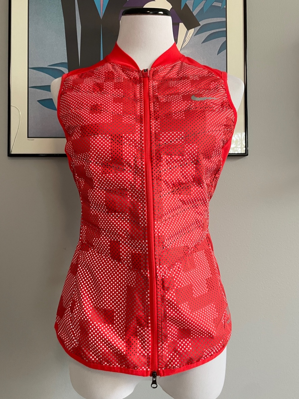 Nike Aeroloft Reflective Ultra-lightweight Down Running Vest Women’s Medium